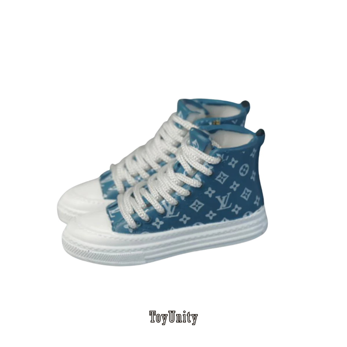 Dolls Inspired High-Top Trainers - Denim Blue - ToyUnity