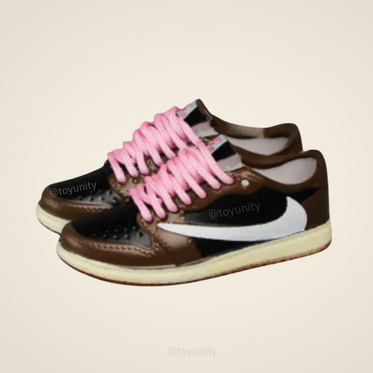 Dolls Low Retro Inspired Trainers Brown ToyUnity