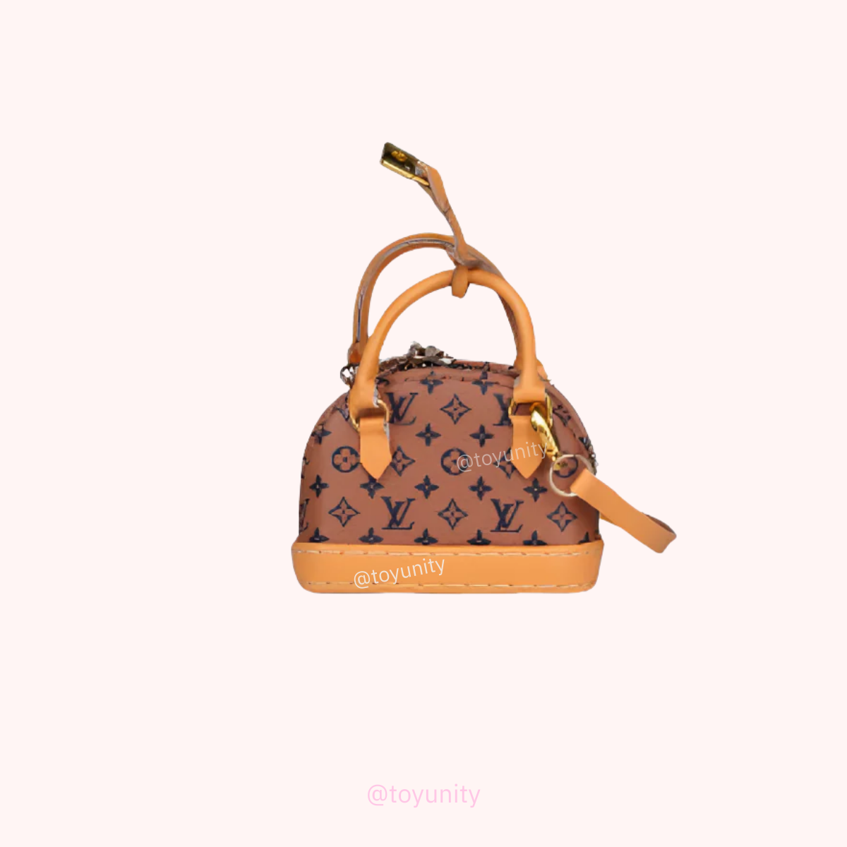 Miniature Dome Handbag – Luxury-Inspired Design for Collectible Dolls ToyUnity