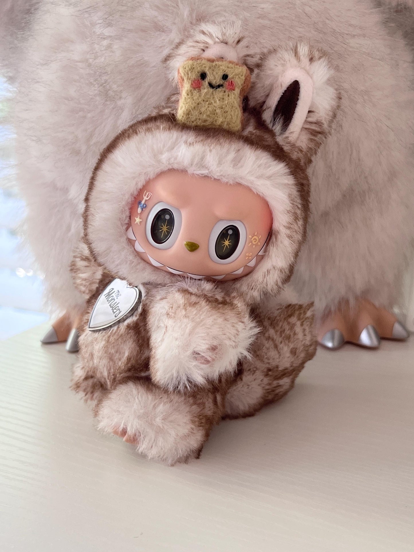 Custom labubu Doll Original brown bread Handmade Modification | Limited RARE - ToyUnity