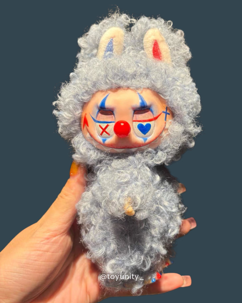 Handmade Pastel Labubu Plush Bag Charm – Custom Bunny Keychain ToyUnity
