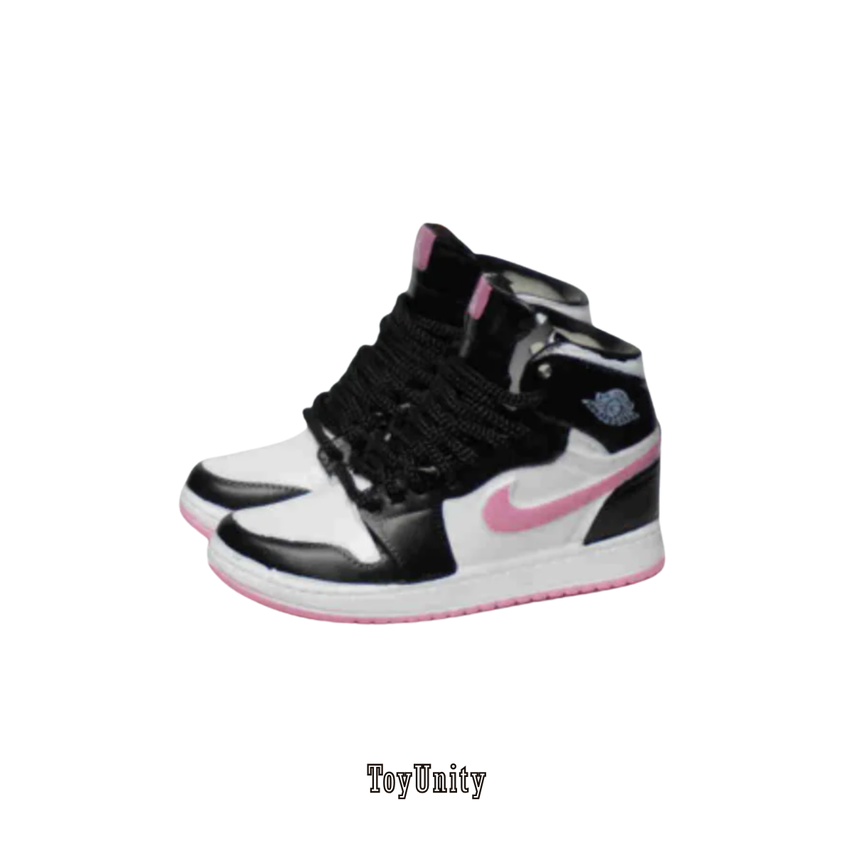 Dolls Retro High OG "Panda" Inspired High-Top Trainers Pink