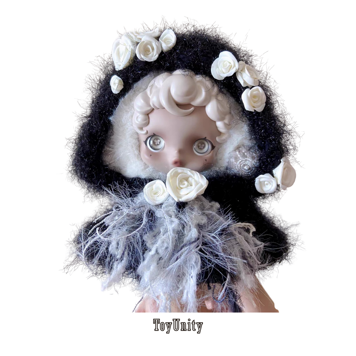 Gothic-Inspired Doll Hooded Cape & Eye Mask Set - ToyUnity