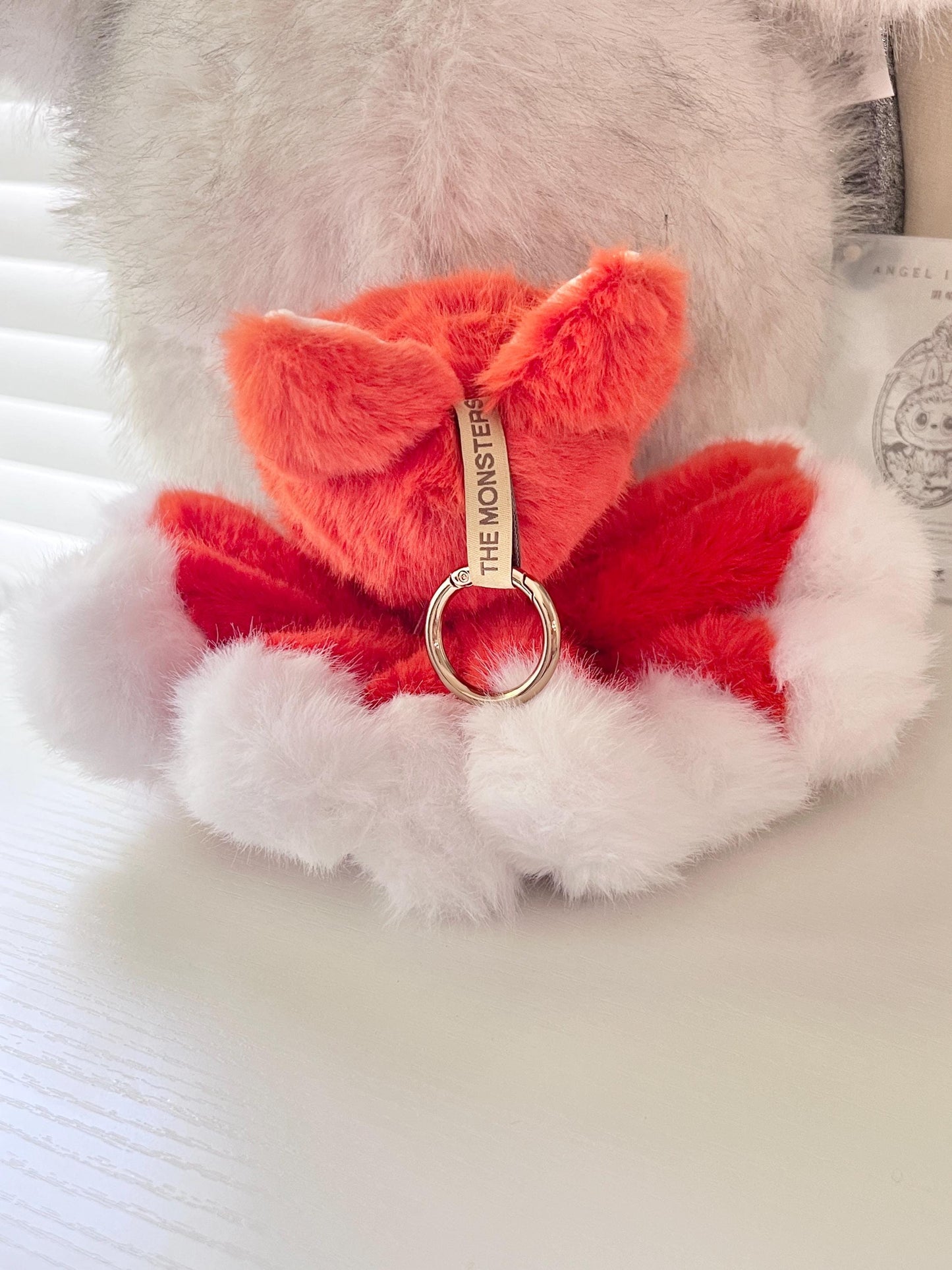 Custom labubu Doll Original nine tailed fox orange Handmade Modification | Limited RARE | DIY - ToyUnity