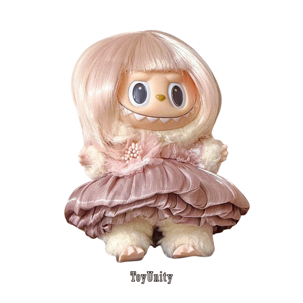 Labubu Cloth Pixie Color Pop Wig