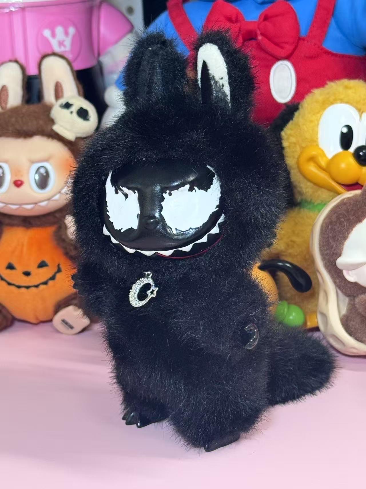 Custom labubu Doll Original venom Handmade Modification | Limited RARE | DIY - ToyUnity