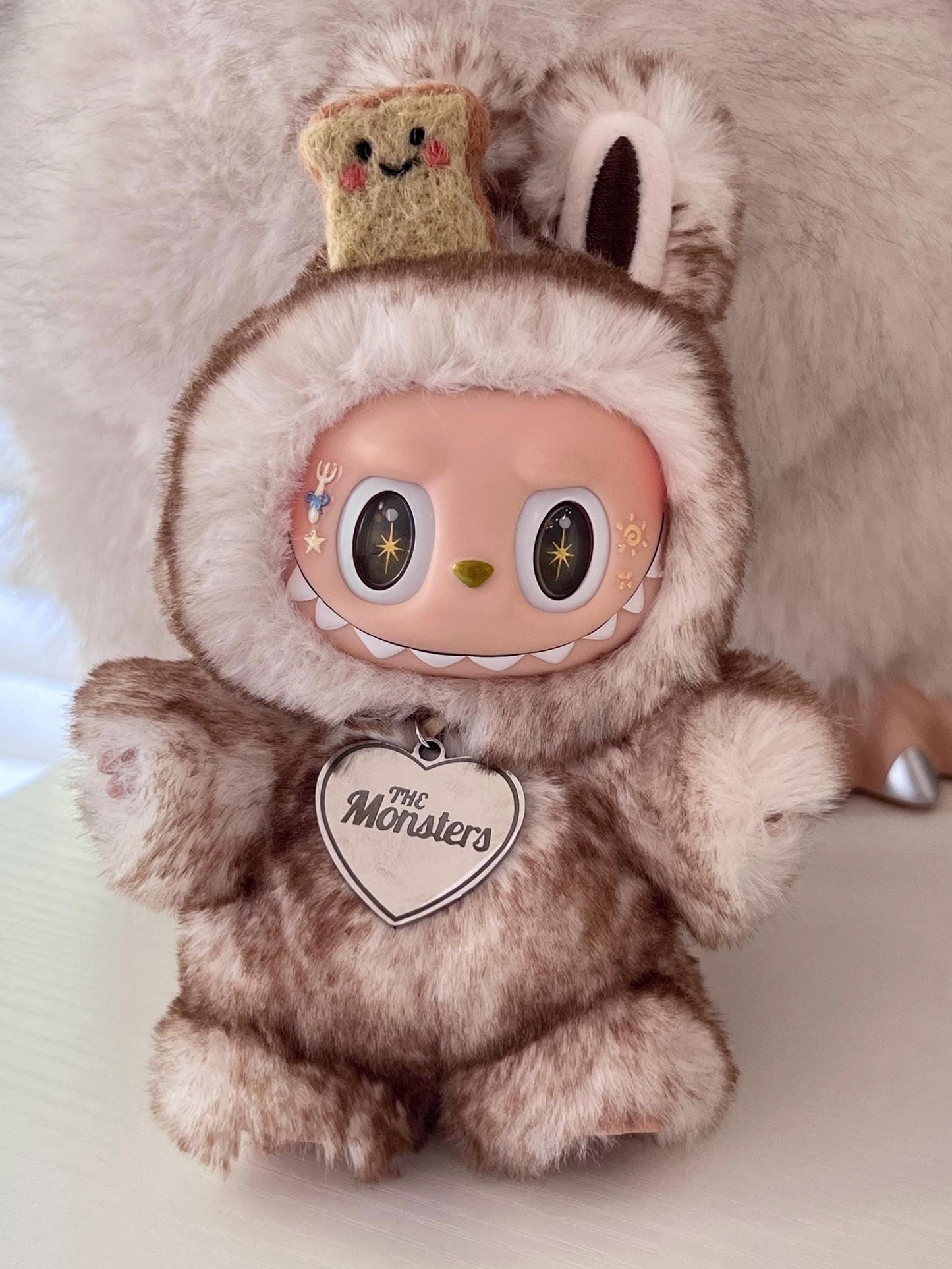 Custom labubu Doll Original brown bread Handmade Modification | Limited RARE - ToyUnity