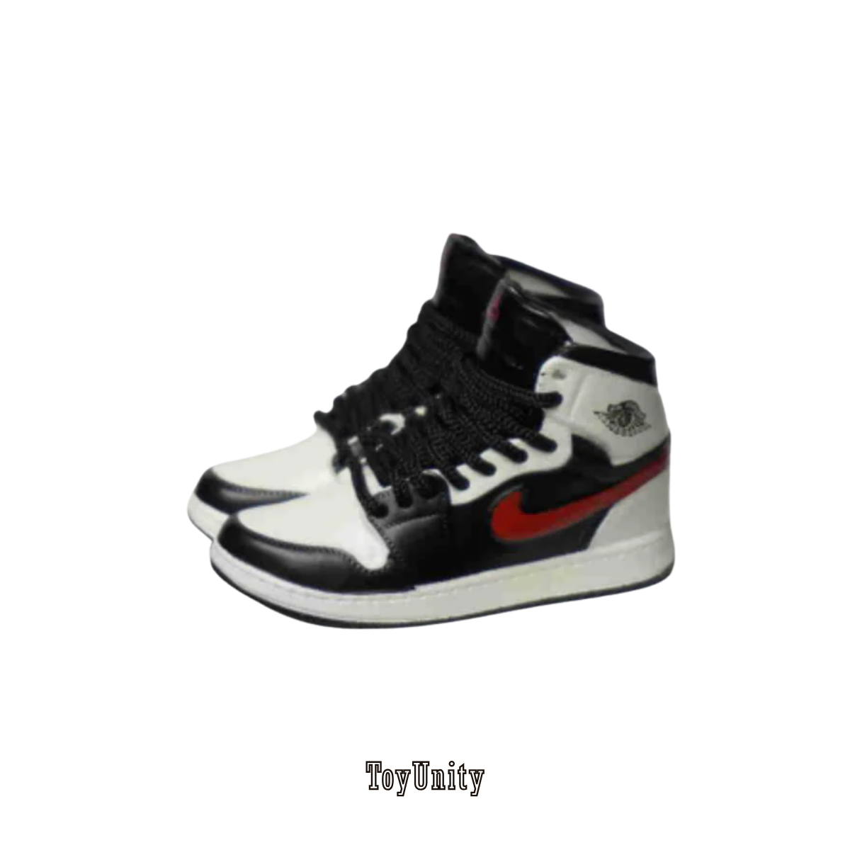 Dolls Retro High OG "Panda" Inspired High-Top Trainers Red - ToyUnity