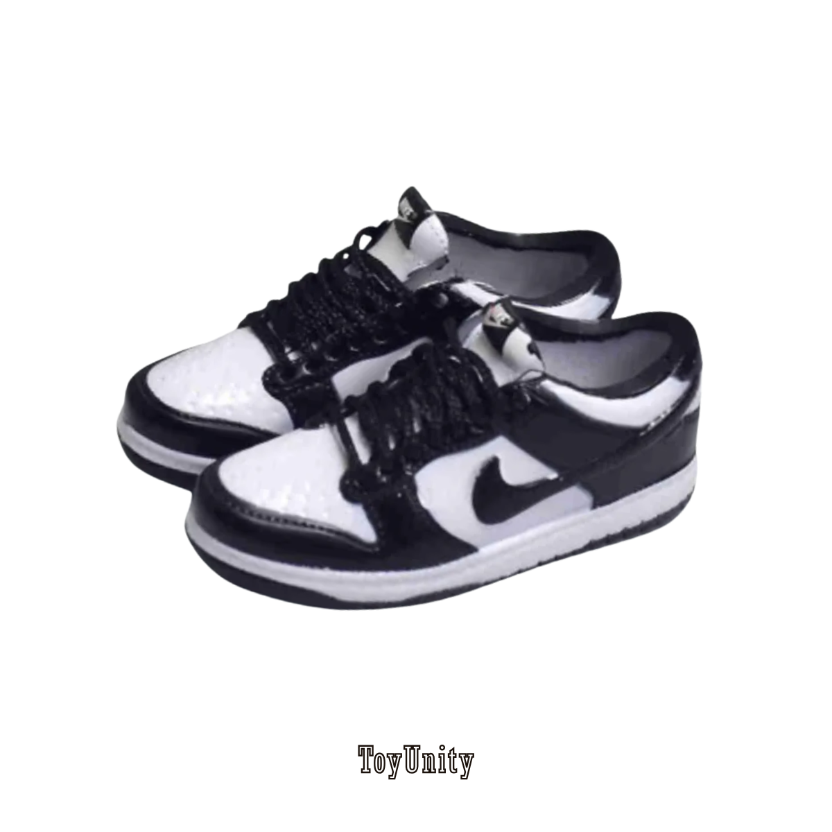Dolls Dunk Inspired Miniature Sneakers Black - ToyUnity