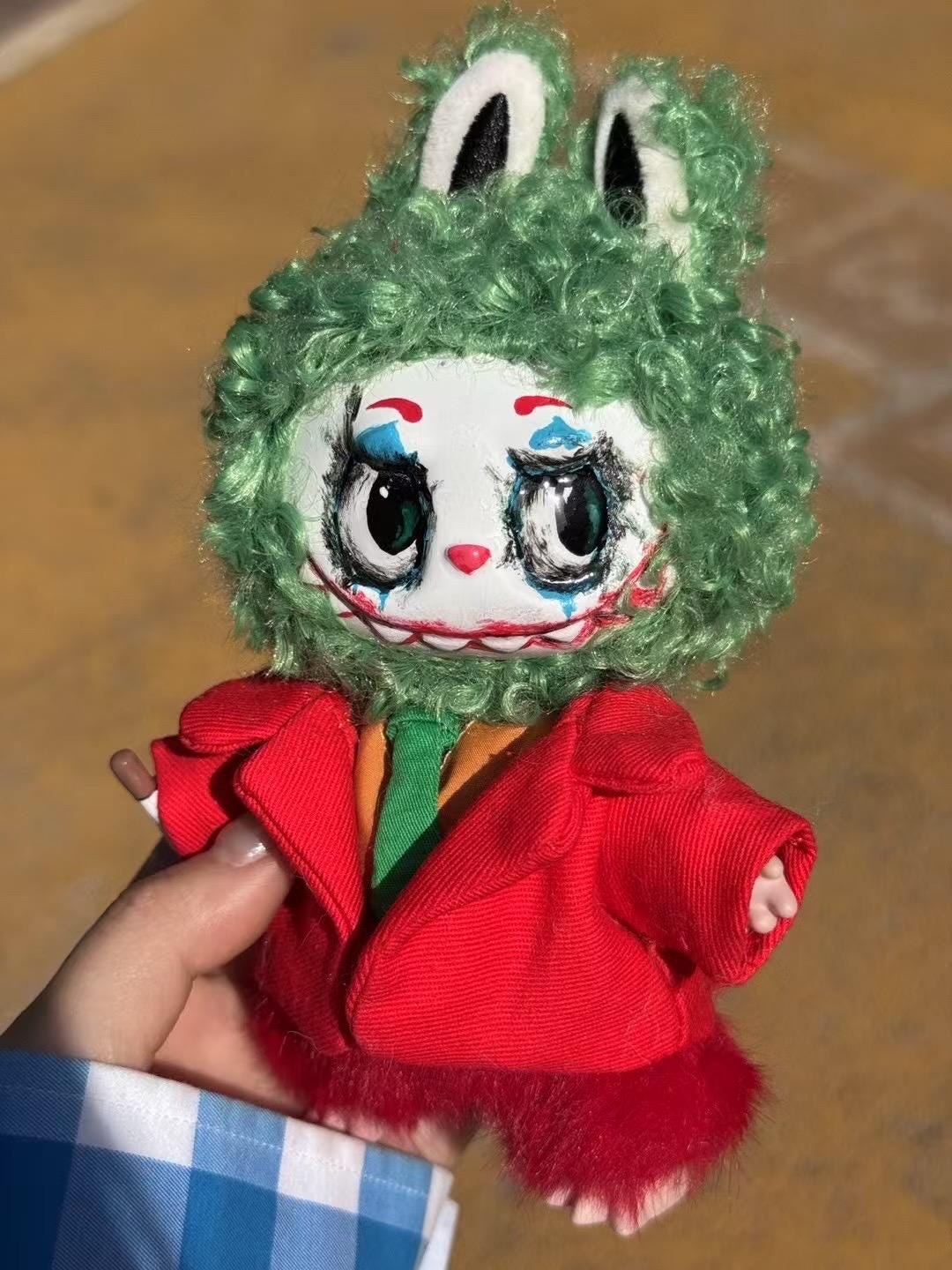 Custom labubu Doll Original joker Handmade Modification | Limited RARE | DIY
