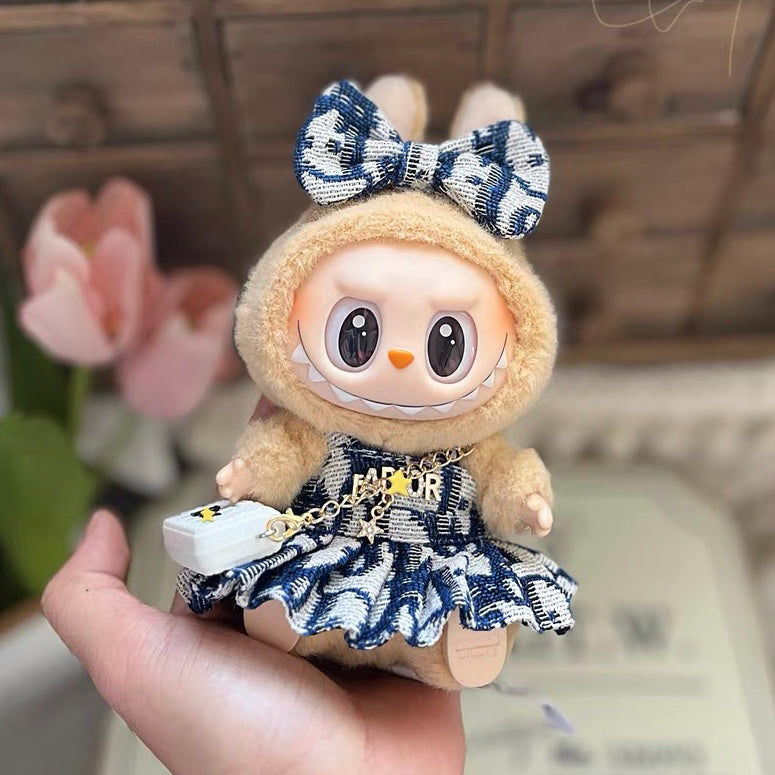 POP MART The Monsters Labubu Fashion Dress - Dior Style Skirt+ Bow + Dior Style Bag(Pre-order 1-2 weeks arrive) - ToyUnity