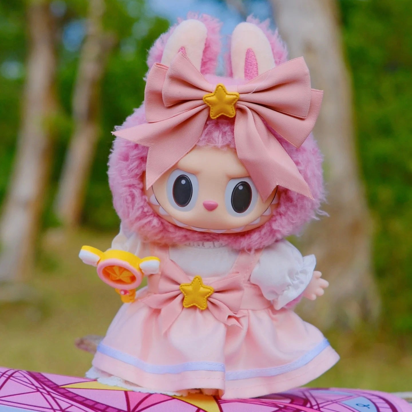 POP MART The Monsters Labubu Fashion Dress - Pink Kawaii Cardcaptor Sakura Style - ToyUnity