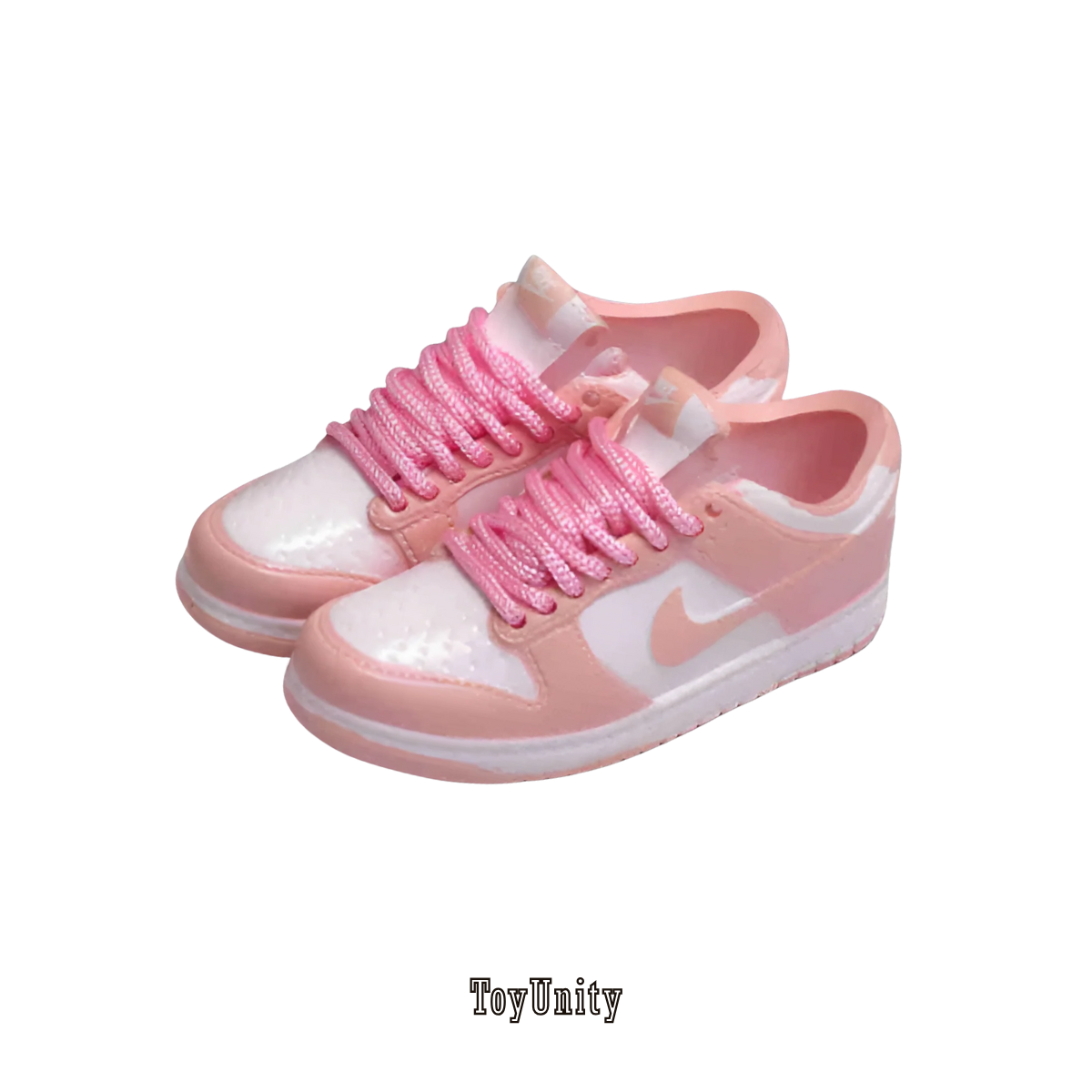 Dolls Dunk Inspired Miniature Sneakers Pink