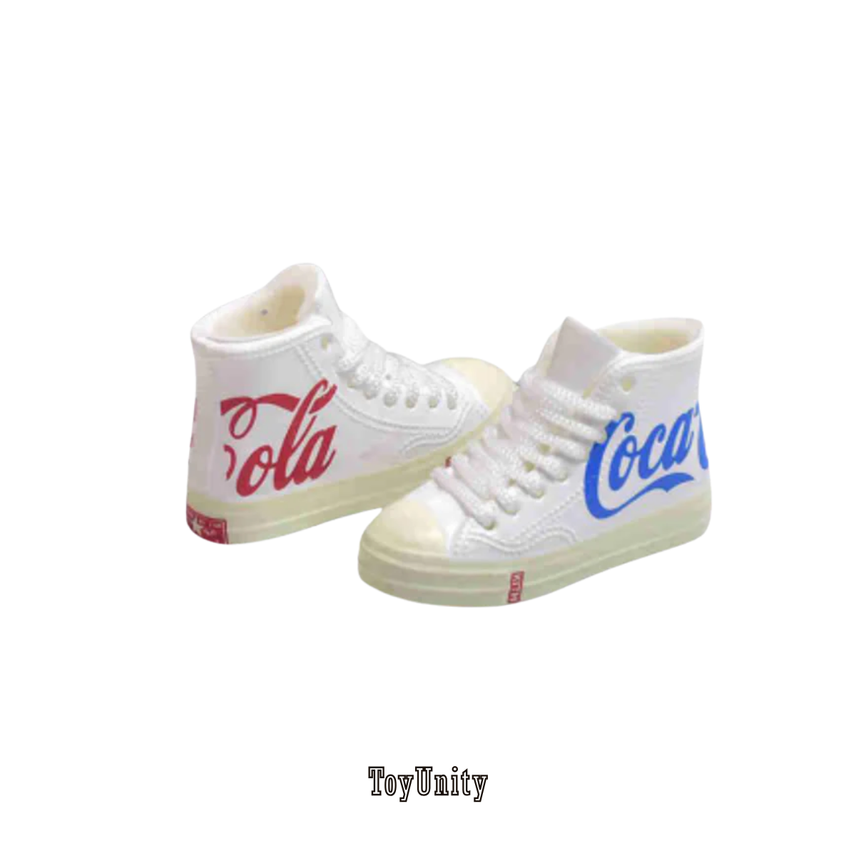Dolls Inspired Miniature High Top Sneakers