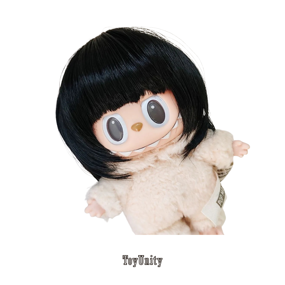 Labubu Cloth Pixie Color Pop Wig