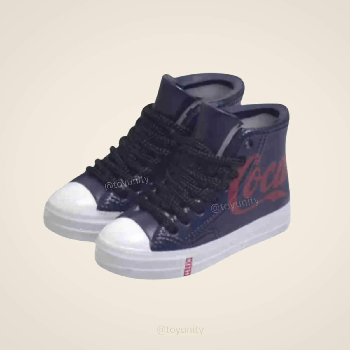 Mini Canvas High-Top Sneakers for Collectible Figures – 4 Color Options ToyUnity