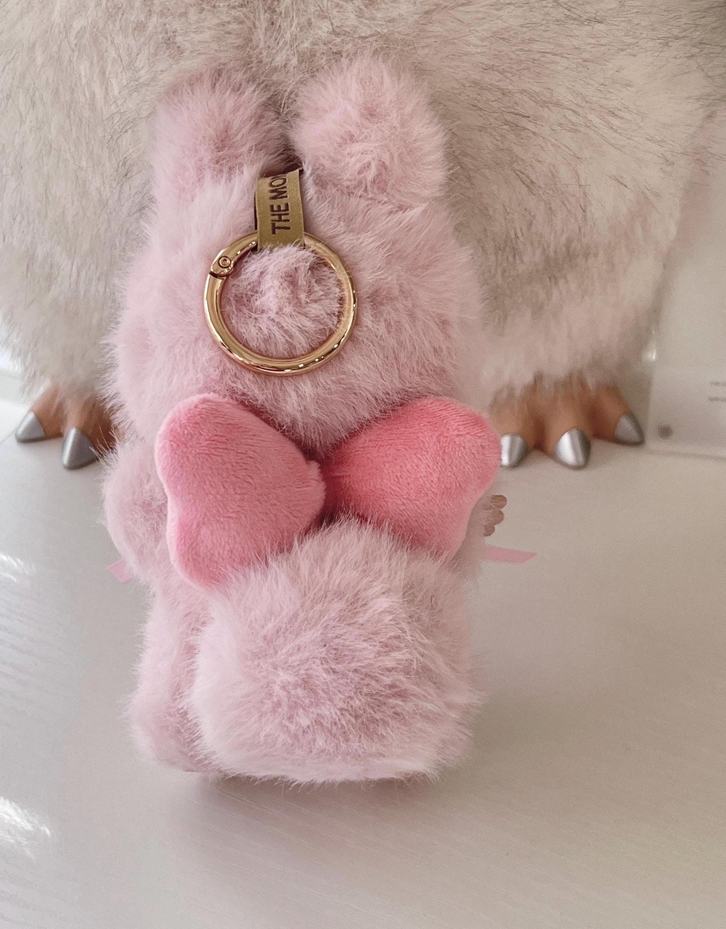 Custom labubu Doll Original Pink Bow Handmade Modification | Limited RARE - ToyUnity