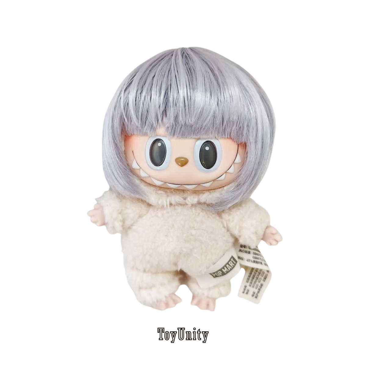 Labubu Cloth Pixie Color Pop Wig