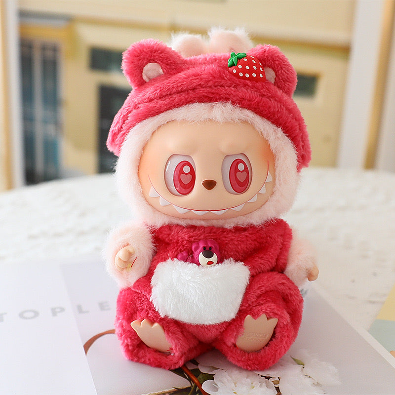 POP MART The Monsters Labubu Fashion Dress - Strawberry Bear Outfit (Pre-order 2 weeks arrive)