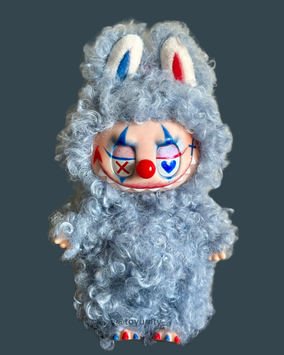 Handmade Pastel Labubu Plush Bag Charm – Custom Bunny Keychain ToyUnity