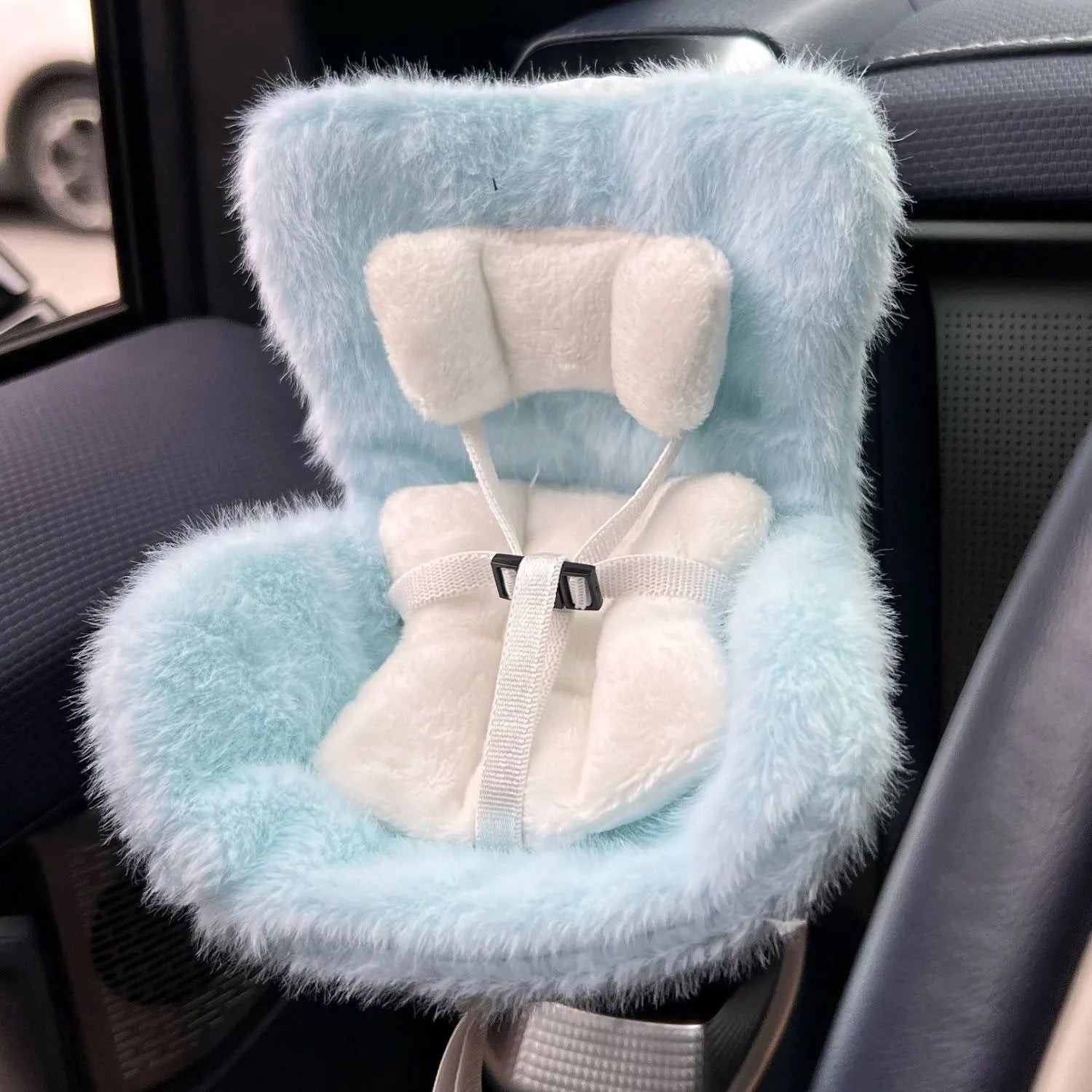 Labubu Plush Car Seat - Pastel Collection (5 Colors) - ToyUnity
