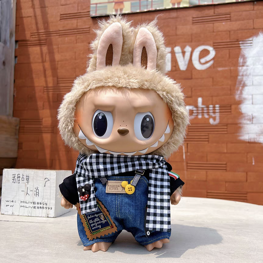 The Monsters Labubu Cloth Forest Explorer Overalls Set - 040 - ToyUnity