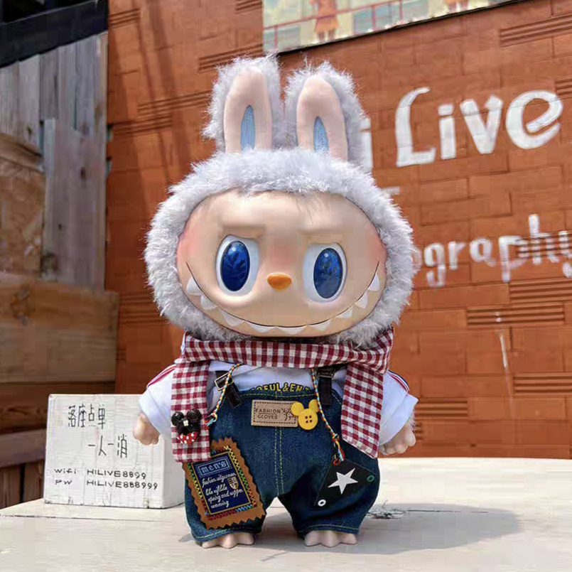 The Monsters Labubu Cloth Forest Explorer Overalls Set - 040 - ToyUnity