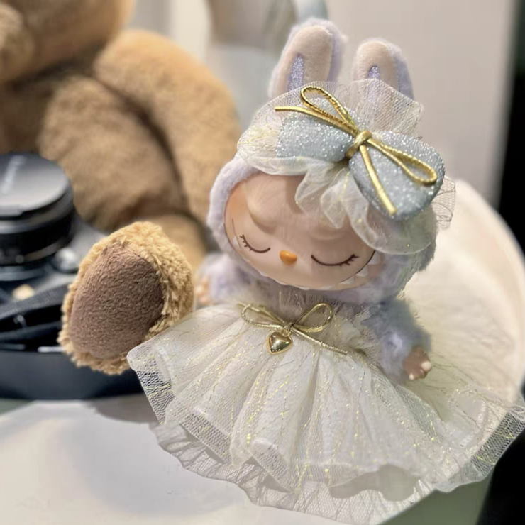 The Monsters Labubu Cloth Shimmer Tulle Princess Gown - 014 - ToyUnity