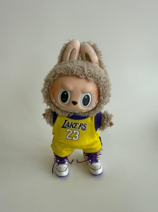 Labubu NBA Basketball Jersey Set - Lakers Edition #23 - ToyUnity
