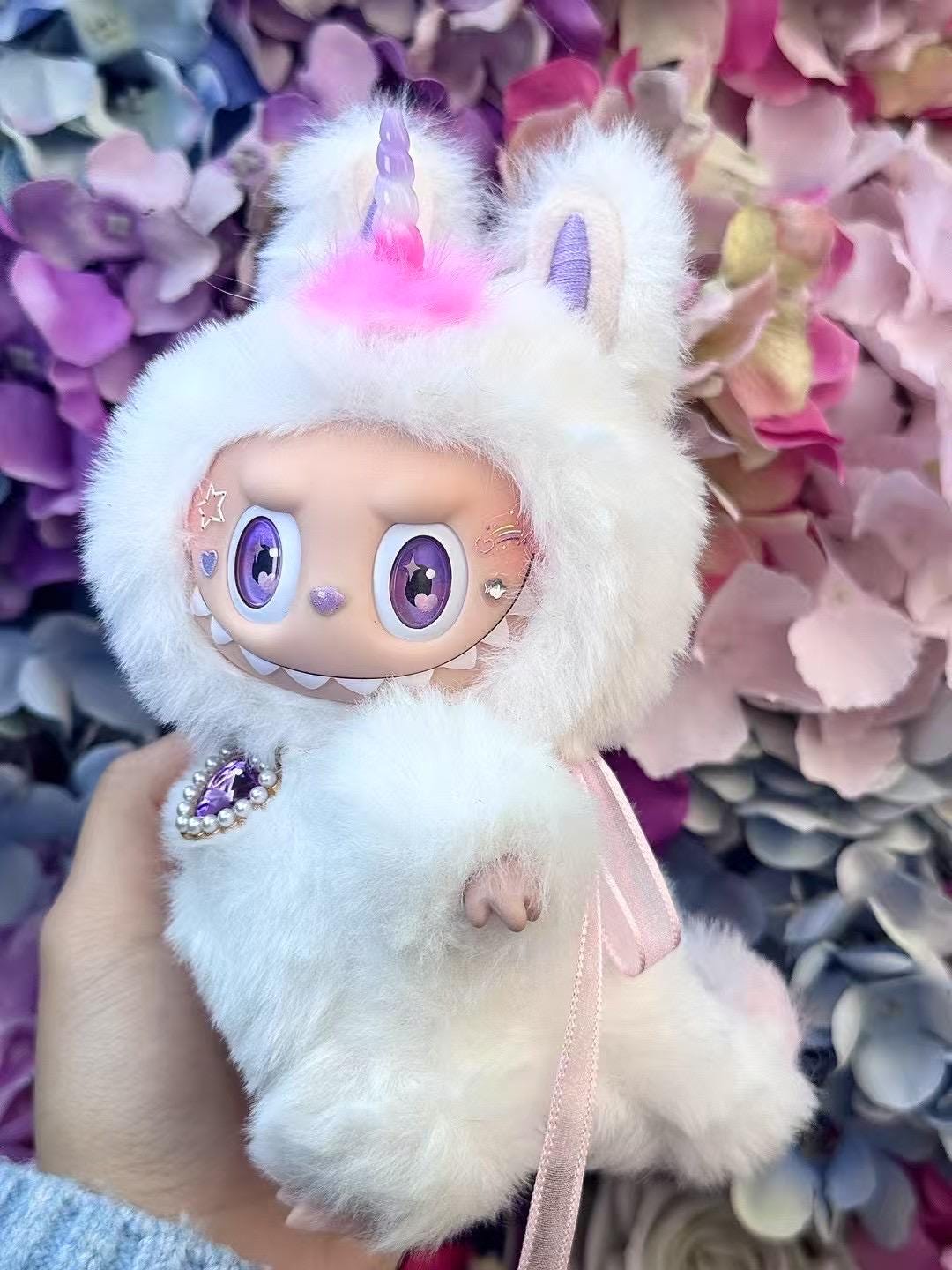 Custom labubu Doll Original unicorn Handmade Modification | Limited RARE | DIY - ToyUnity