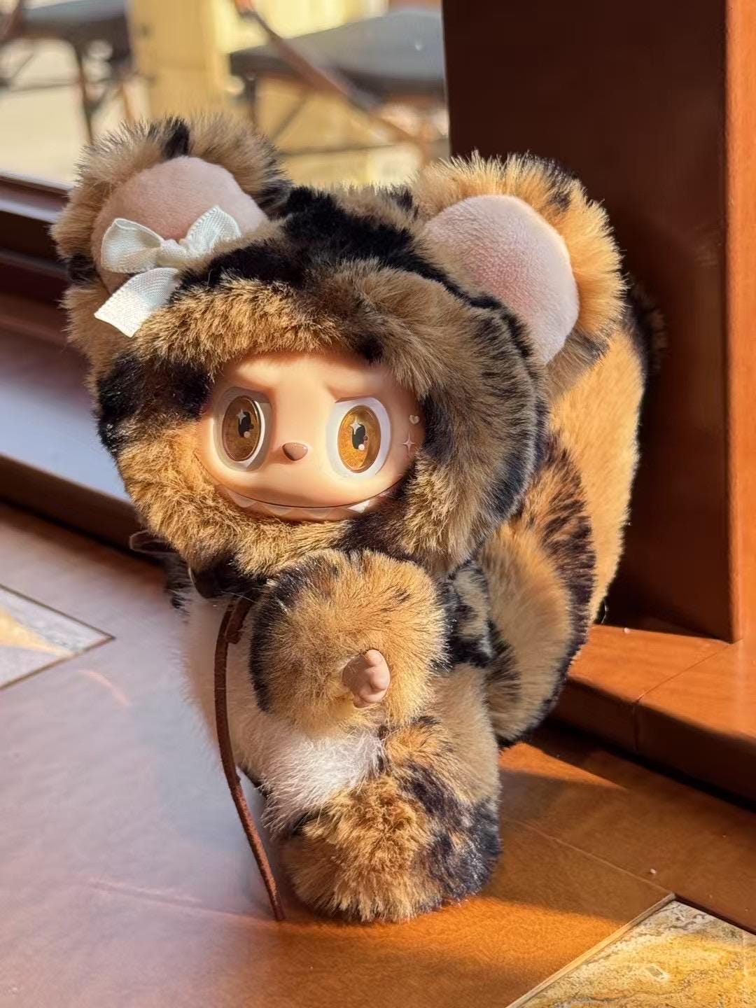 labubu Doll Original brown Handmade Modification - ToyUnity