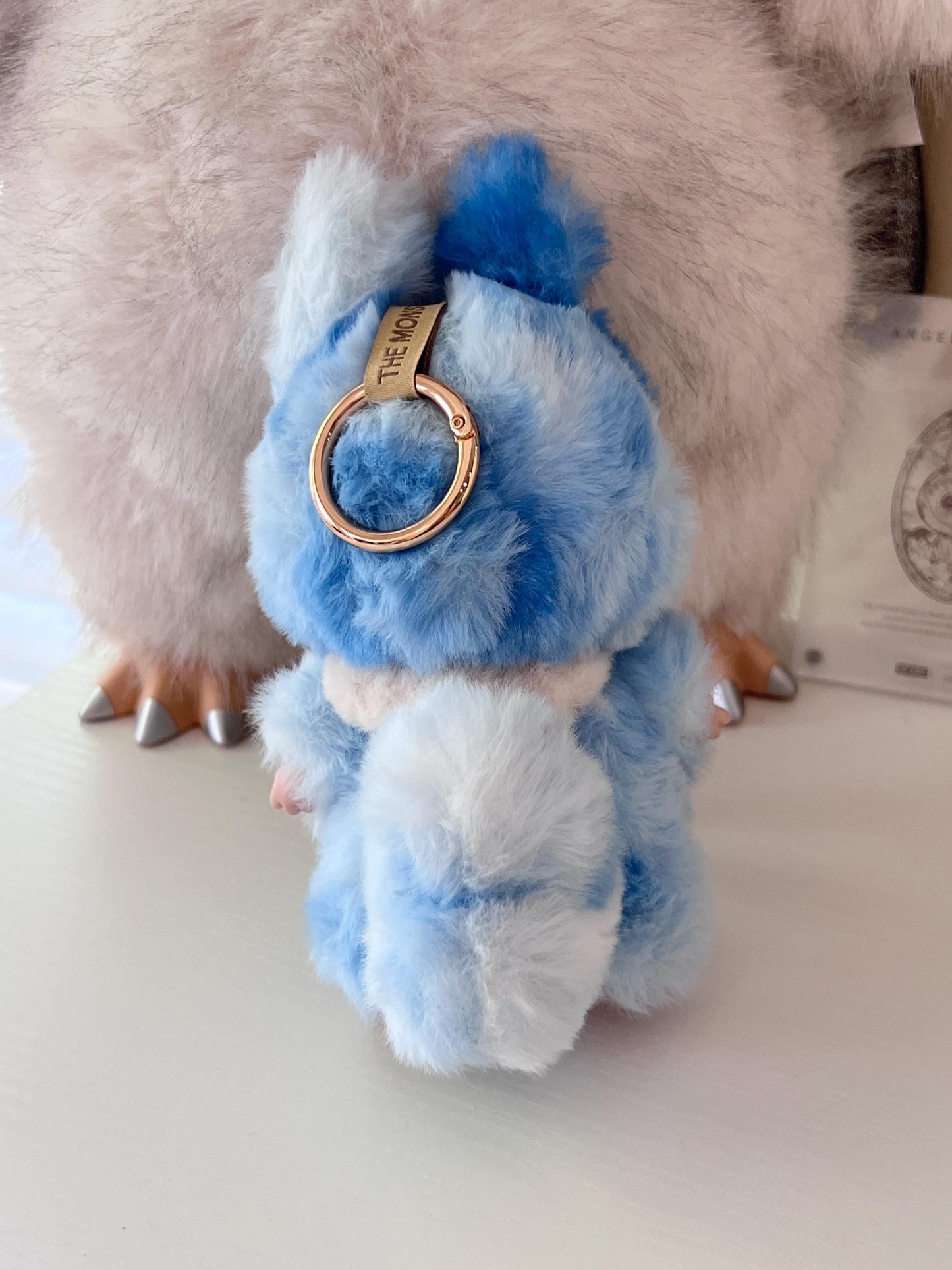 Custom labubu Doll Original blue Handmade Modification | Limited RARE