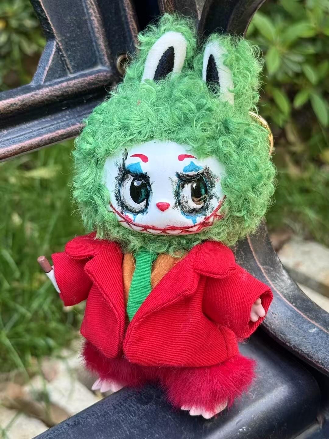 Custom labubu Doll Original joker Handmade Modification | Limited RARE | DIY