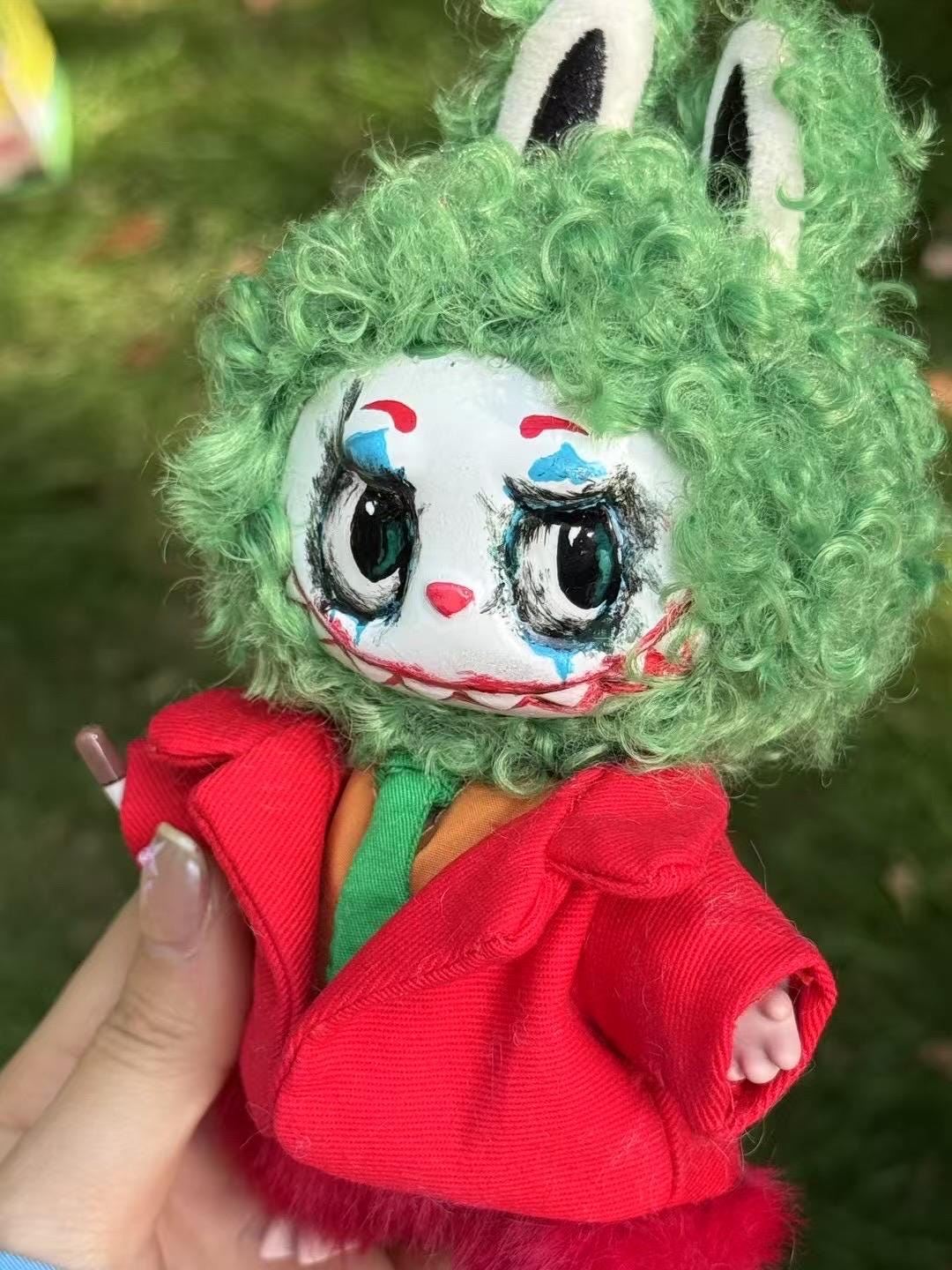 Custom labubu Doll Original joker Handmade Modification | Limited RARE | DIY