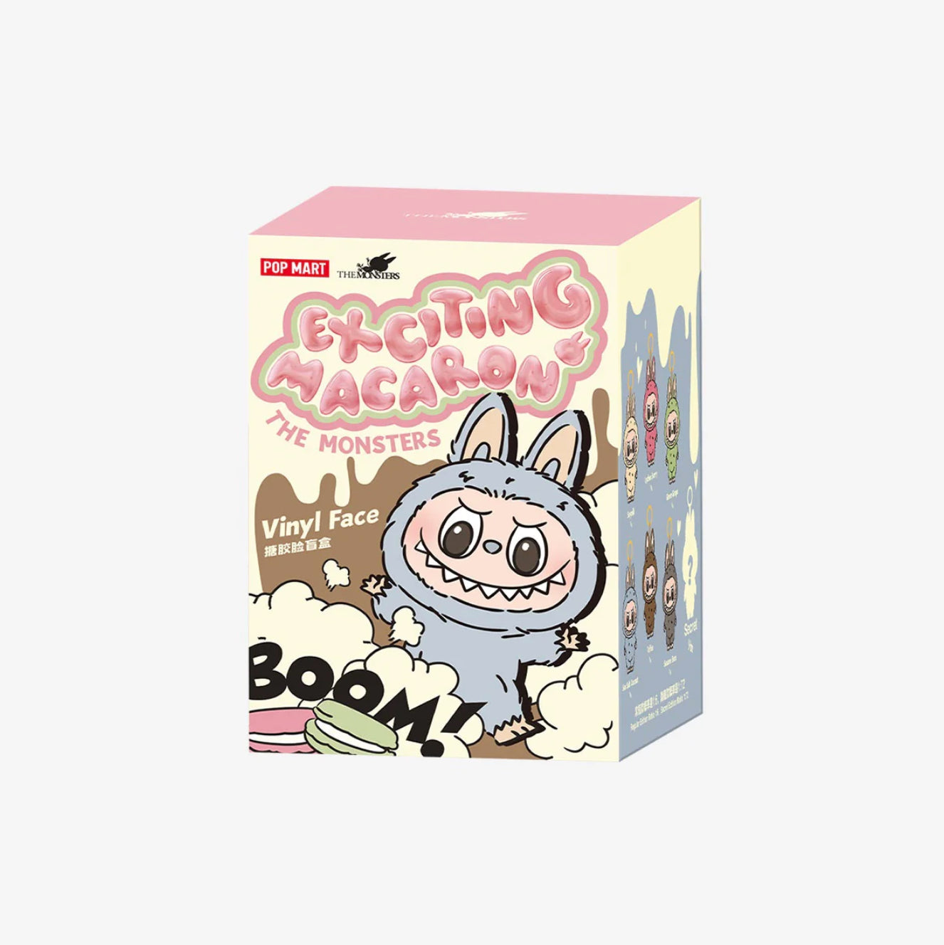 Labubu v1 - The Monsters Exciting Macaron Vinyl Face Plush Pendant Pop Mart