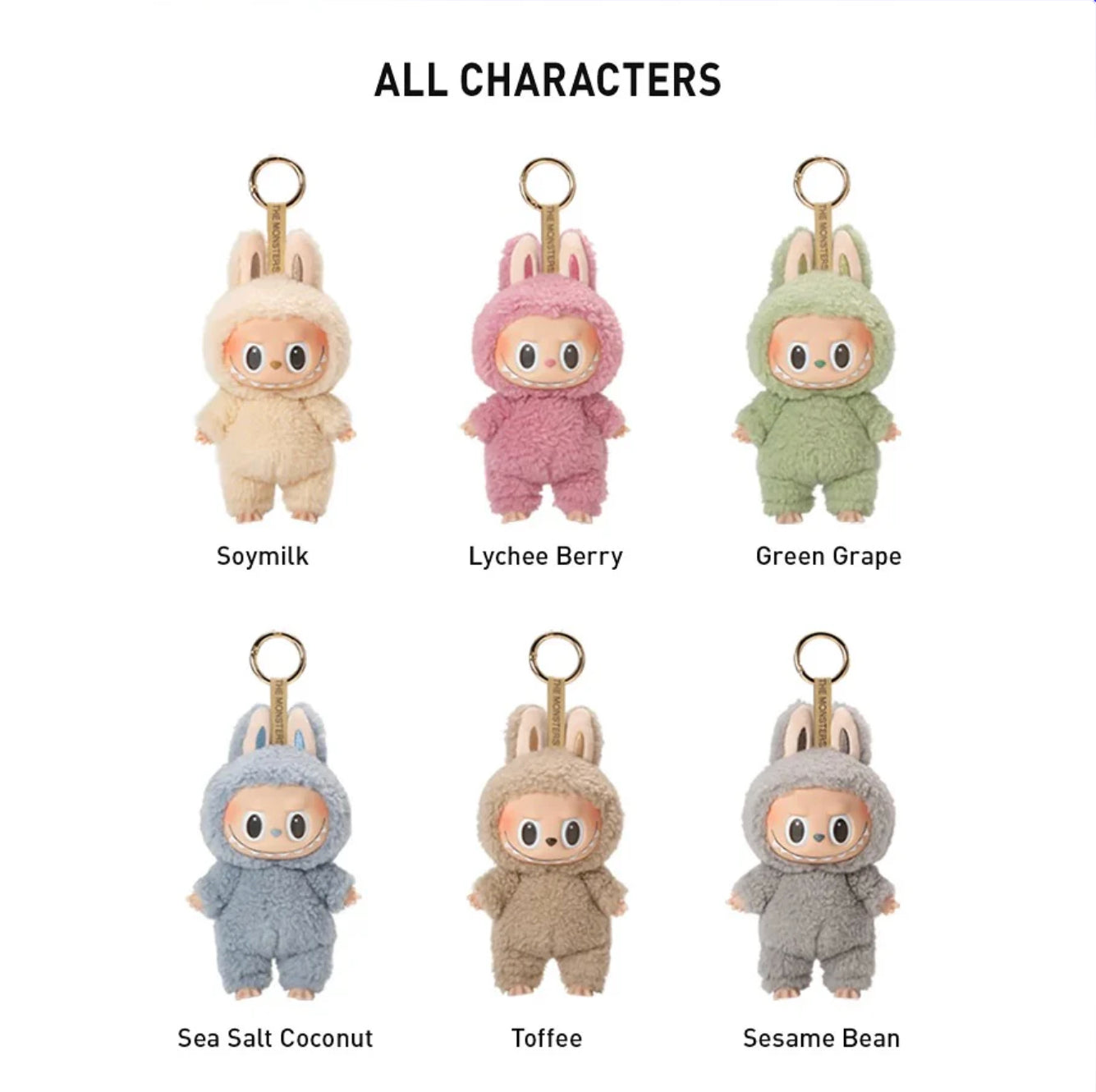 Labubu v1 - The Monsters Exciting Macaron Vinyl Face Plush Pendant Pop Mart