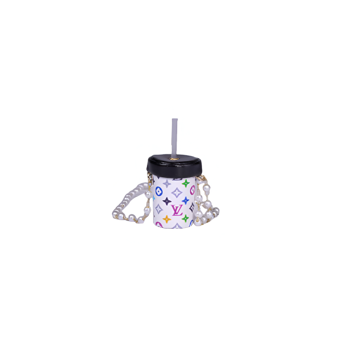 Labubu Miniature Designer Bubble Tea Cup - L.V Inspired - ToyUnity