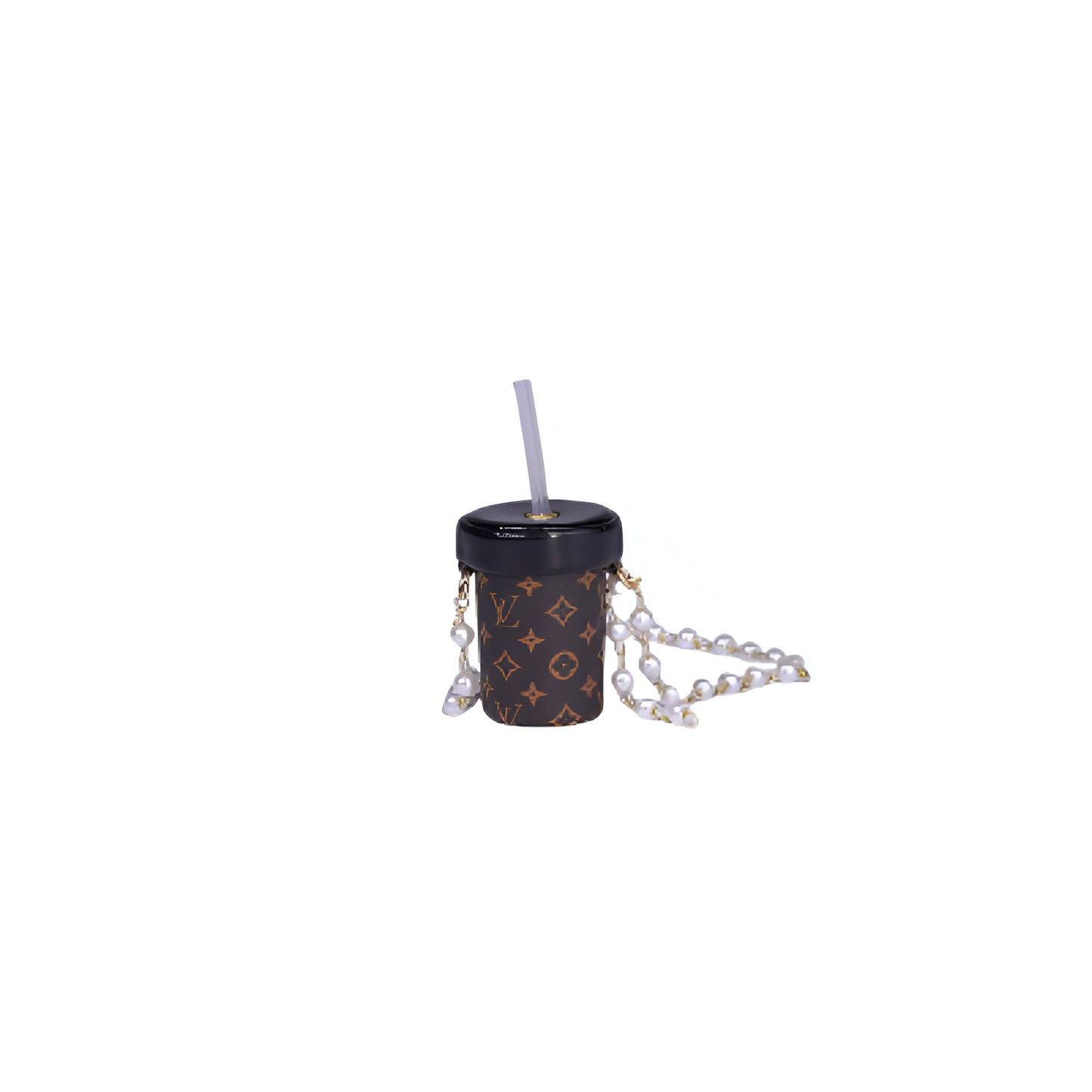 Labubu Miniature Designer Bubble Tea Cup - L.V Inspired - ToyUnity