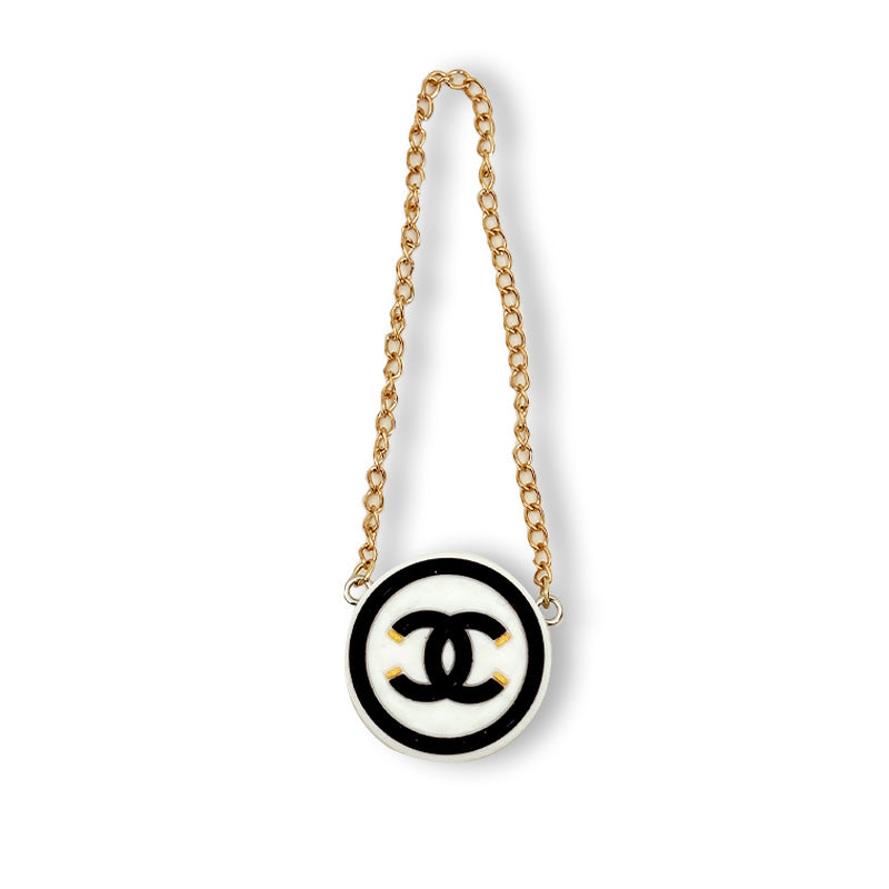POP MART The Monsters Labubu Fashion Dress - Labubu White Chanel Style Round Bag - ToyUnity