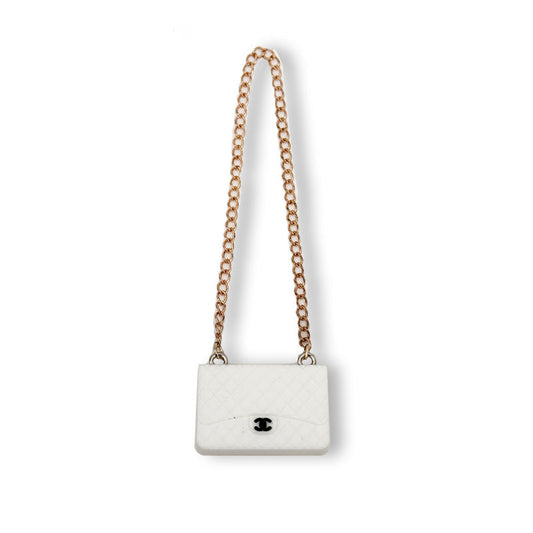 POP MART The Monsters Labubu Fashion Dress - Labubu White Chanel Style Bag - ToyUnity