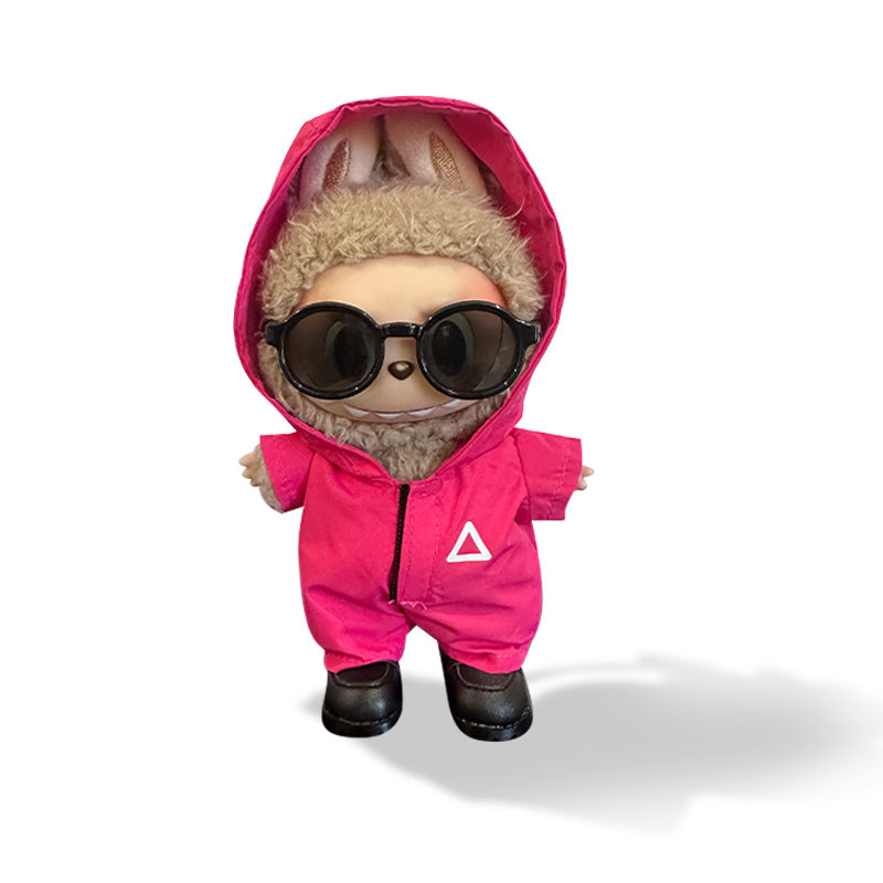 POP MART The Monsters Labubu Fashion Dress - Squid Game Outfit + Sunglasses + Shoes - ToyUnity