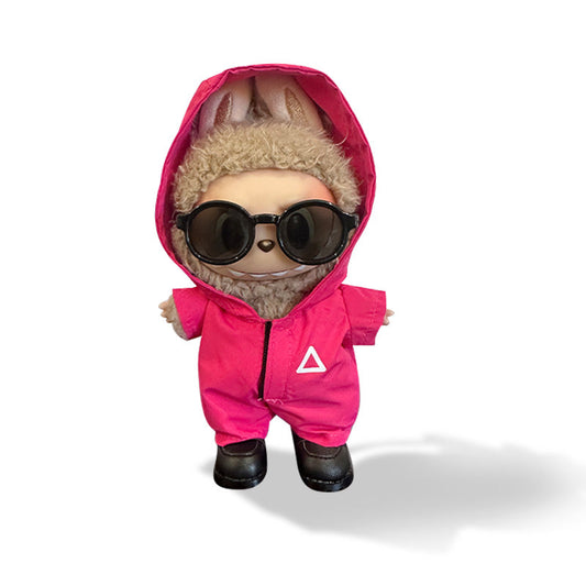 POP MART The Monsters Labubu Fashion Dress - Squid Game Outfit + Sunglasses + Shoes - ToyUnity