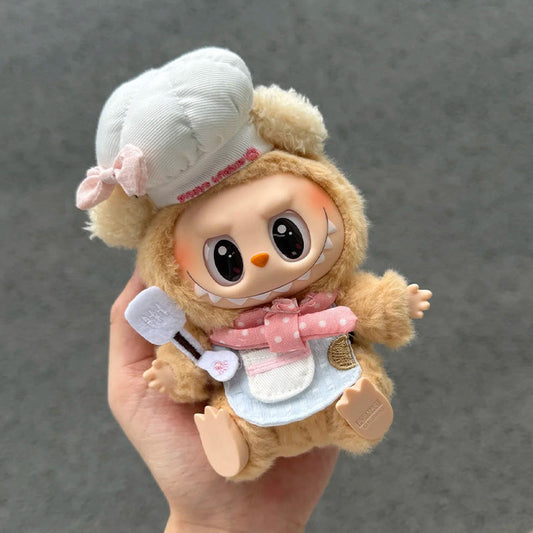 POP MART The Monsters Labubu Fashion Dress - A chef hat, apron, and spatula set - ToyUnity