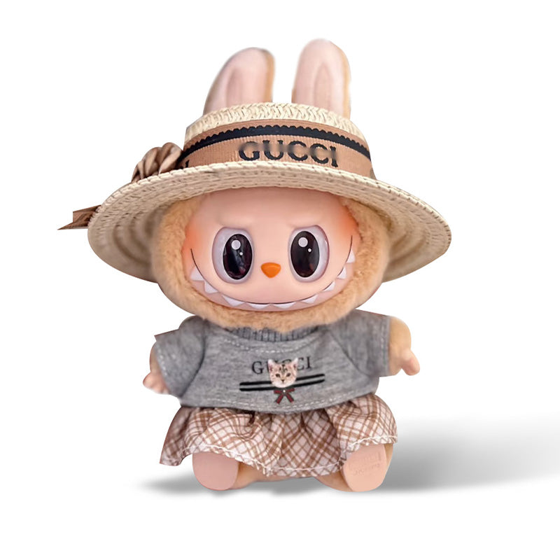 POP MART The Monsters Labubu Fashion Dress - Cat Top+ Skirt + Straw Hat (Pre-order 1-2 weeks arrive) - ToyUnity