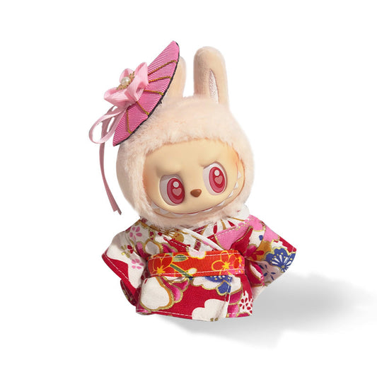 POP MART The Monsters Labubu Fashion Dress - Japanese Style Pink Kimono(pre-order 1-2 weeks arrive) - ToyUnity
