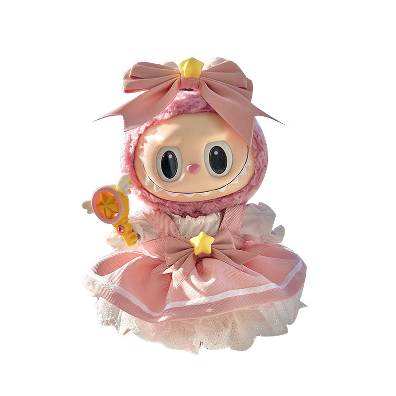 POP MART The Monsters Labubu Fashion Dress - Pink Kawaii Cardcaptor Sakura Style - ToyUnity