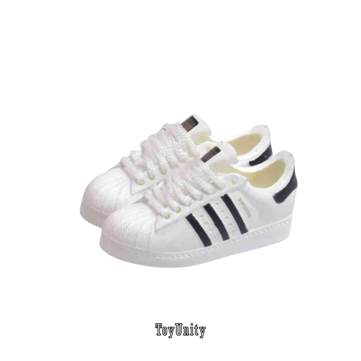 Dolls Superstar Inspired Miniature Sneakers - Shell Toe Edition - ToyUnity