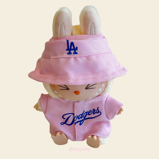 Labubu Pink Baseball Set - Dodgers Inspired ToyUnity