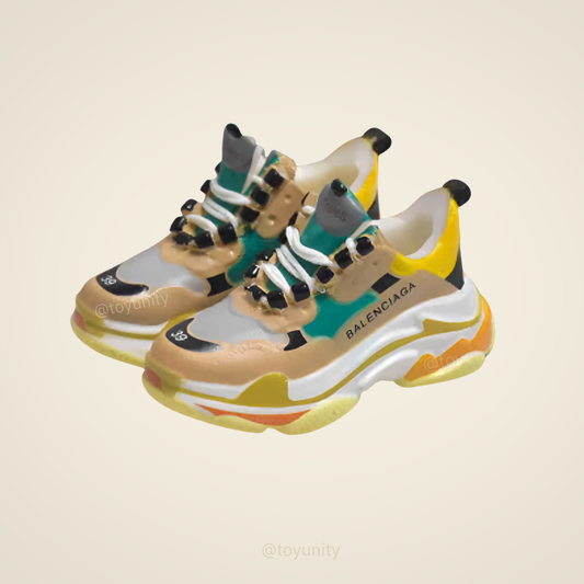 Labubu Designer Chunky Sneakers - Yellow Multicolor ToyUnity