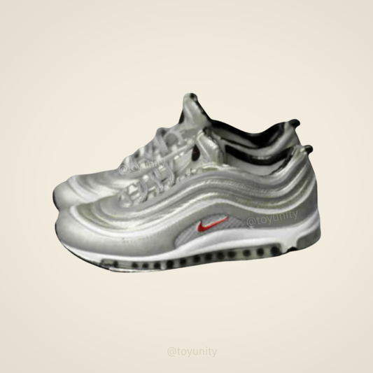 Dolls AM97 Inspired Miniature Sneakers - Silver Edition ToyUnity